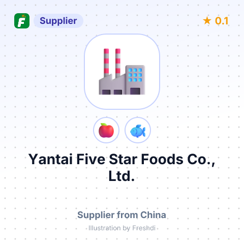 Yantai Five Star Foods Co., Ltd.  – summary card, no photo uploaded yet