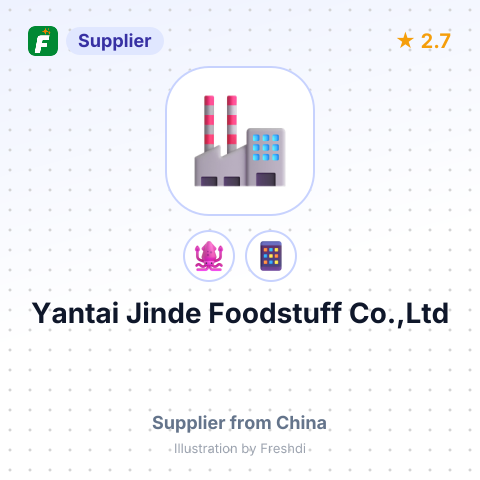 Yantai Jinde Foodstuff Co.,Ltd – summary card, no photo uploaded yet