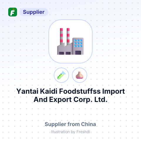 Yantai Kaidi Foodstuffss Import And Export Corp. Ltd. – summary card, no photo uploaded yet