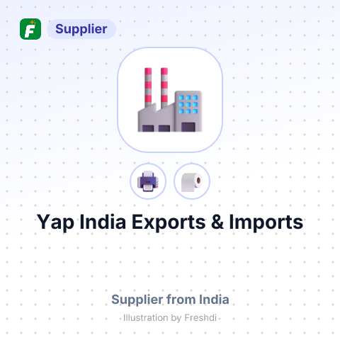 Yap India Exports & Imports – summary card, no photo uploaded yet