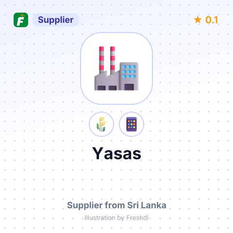 Yasas  – summary card, no photo uploaded yet