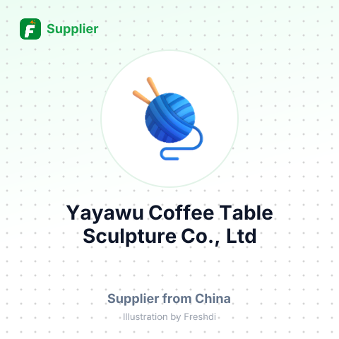 Yayawu Coffee Table Sculpture Co., Ltd – summary card, no photo uploaded yet