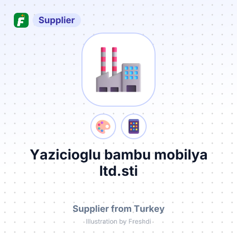 Yazicioglu bambu mobilya ltd.sti – summary card, no photo uploaded yet
