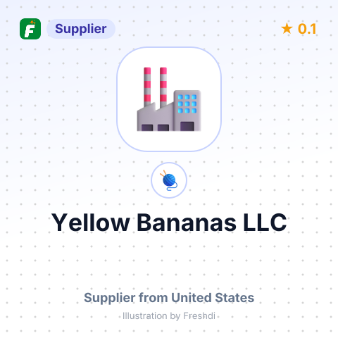 Yellow Bananas LLC  – summary card, no photo uploaded yet