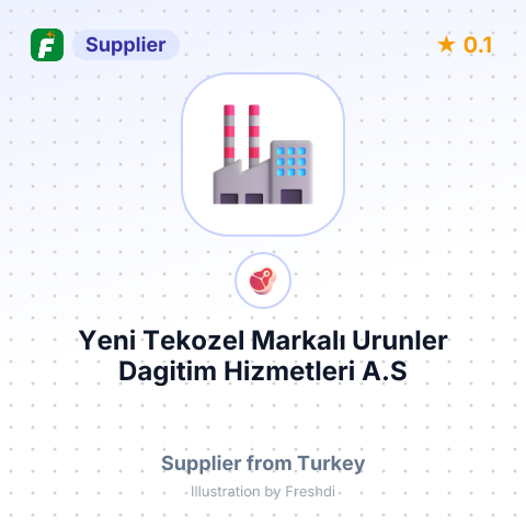 Yeni Tekozel Markalı Urunler Dagitim Hizmetleri A.S – summary card, no photo uploaded yet