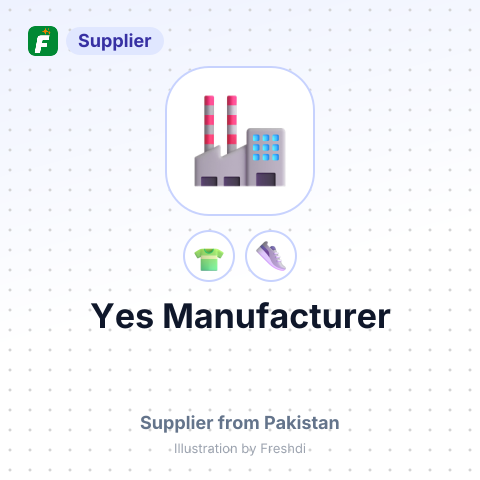Yes Manufacturer – summary card, no photo uploaded yet