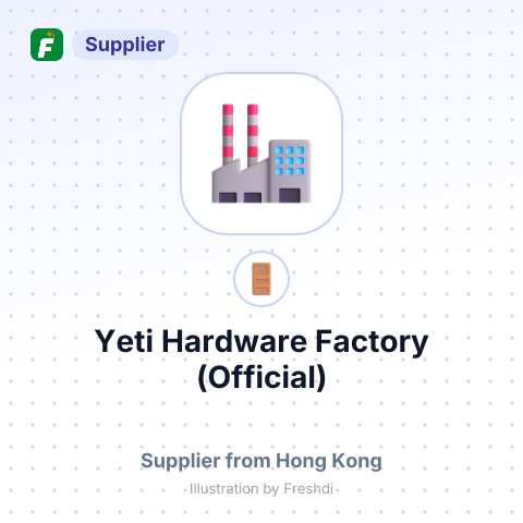 Yeti Hardware Factory (Official) – summary card, no photo uploaded yet