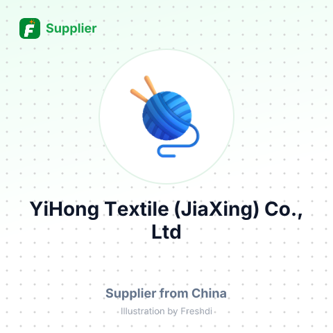 YiHong Textile (JiaXing) Co., Ltd – summary card, no photo uploaded yet