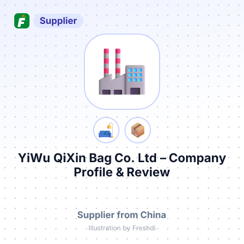 YiWu QiXin Bag Co.,Ltd – summary card, no photo uploaded yet