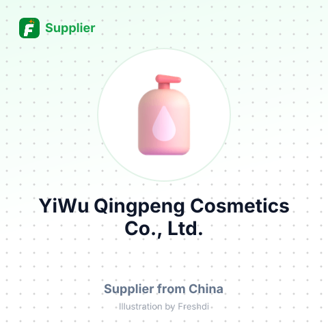 YiWu Qingpeng Cosmetics Co., Ltd. – summary card, no photo uploaded yet