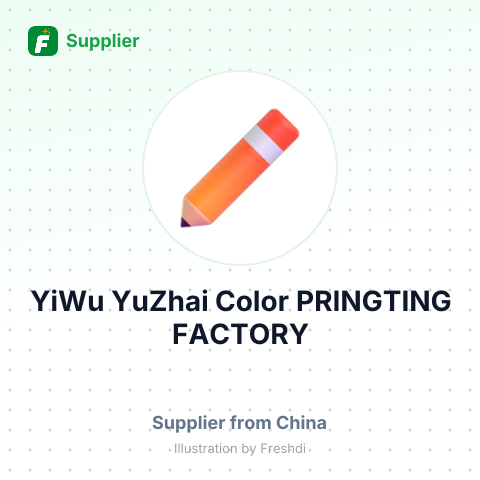 YiWu YuZhai Color PRINGTING FACTORY – summary card, no photo uploaded yet