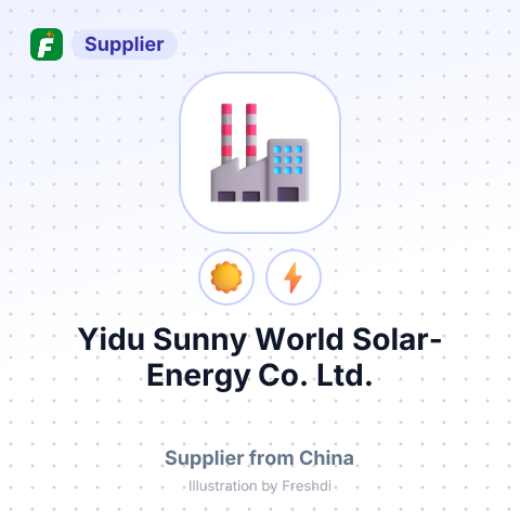 Yidu Sunny World Solar-Energy Co., Ltd. – summary card, no photo uploaded yet