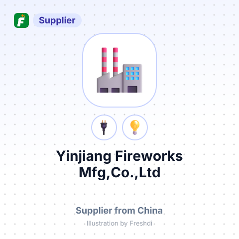 Yinjiang Fireworks Mfg,Co.,Ltd – summary card, no photo uploaded yet