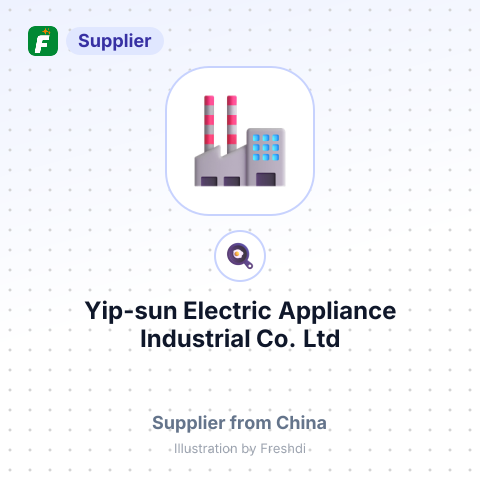 Yip-sun Electric Appliance Industrial Co.;Ltd – summary card, no photo uploaded yet