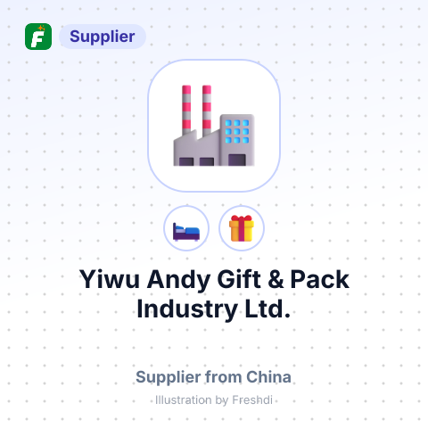 Yiwu Andy Gift & Pack Industry Ltd. – summary card, no photo uploaded yet
