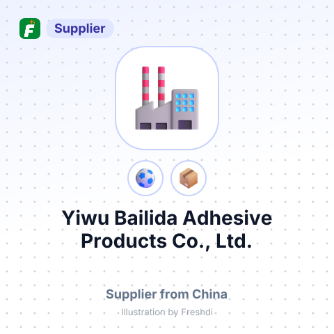 Yiwu Bailida Adhesive Products Co., Ltd. – summary card, no photo uploaded yet