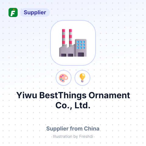 Yiwu BestThings Ornament Co., Ltd. – summary card, no photo uploaded yet