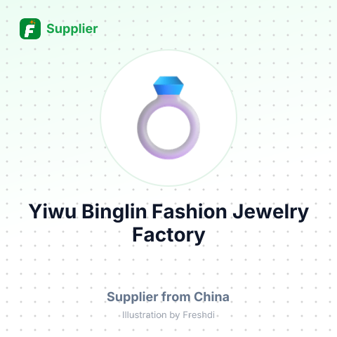 Yiwu Binglin Fashion Jewelry Factory – summary card, no photo uploaded yet