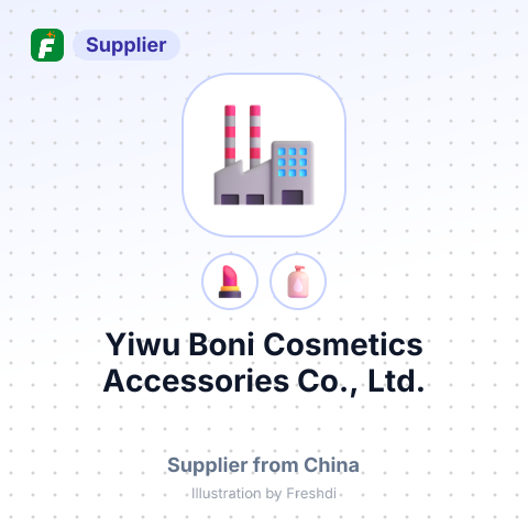 Yiwu Boni Cosmetics Accessories Co., Ltd. – summary card, no photo uploaded yet