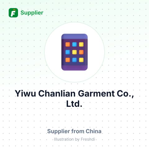 Yiwu Chanlian Garment Co., Ltd. – summary card, no photo uploaded yet