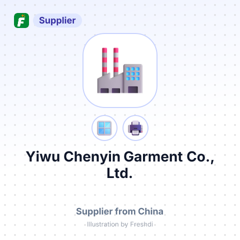 Yiwu Chenyin Garment Co., Ltd. – summary card, no photo uploaded yet