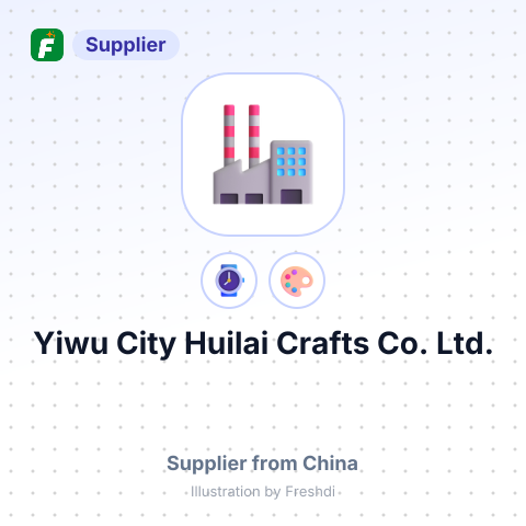 Yiwu City Huilai Crafts Co., Ltd. – summary card, no photo uploaded yet