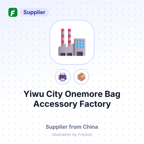 Yiwu City Onemore Bag Accessory Factory – summary card, no photo uploaded yet