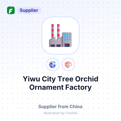 Yiwu City Tree Orchid Ornament Factory – summary card, no photo uploaded yet
