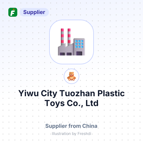 Yiwu City Tuozhan Plastic Toys Co., Ltd – summary card, no photo uploaded yet