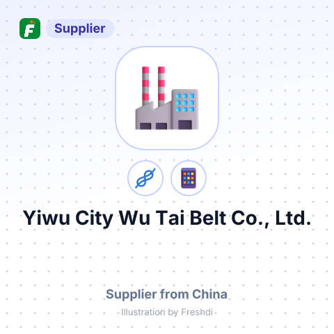 Yiwu City Wu Tai Belt Co., Ltd. – summary card, no photo uploaded yet
