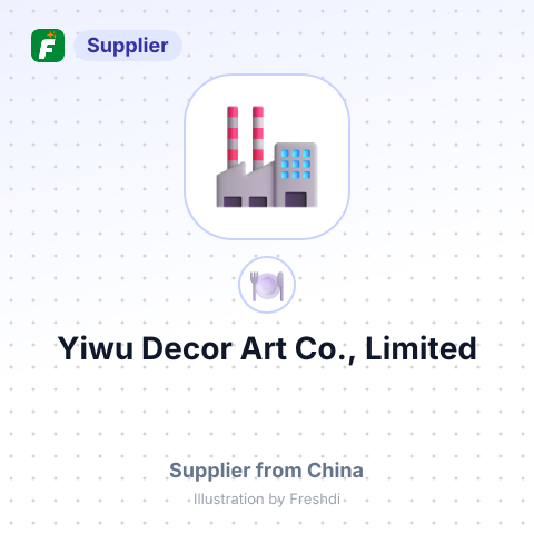 Yiwu Decor Art Co., Limited – summary card, no photo uploaded yet