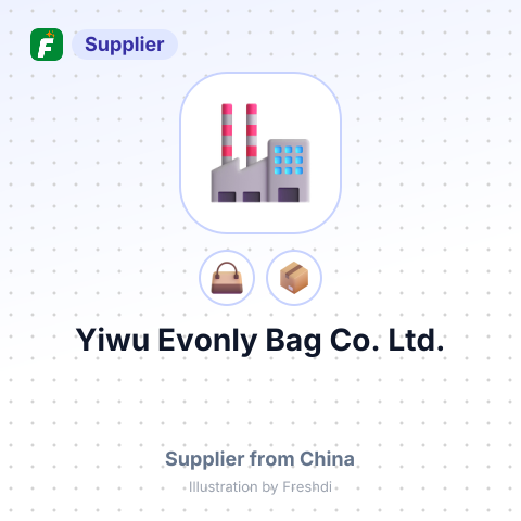 Yiwu Evonly Bag Co., Ltd. – summary card, no photo uploaded yet