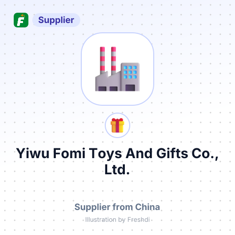 Yiwu Fomi Toys And Gifts Co., Ltd. – summary card, no photo uploaded yet
