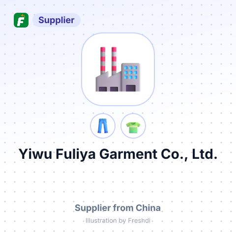 Yiwu Fuliya Garment Co., Ltd. – summary card, no photo uploaded yet