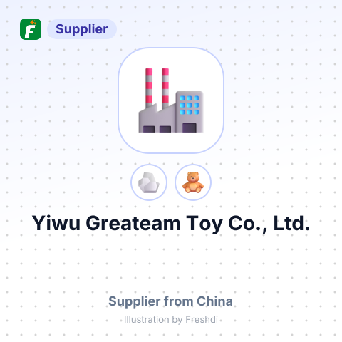 Yiwu Greateam Toy Co., Ltd. – summary card, no photo uploaded yet