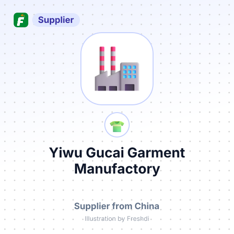 Yiwu Gucai Garment Manufactory – summary card, no photo uploaded yet