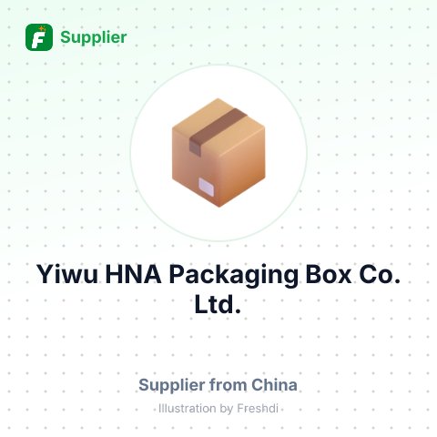 Yiwu HNA Packaging Box Co., Ltd. – summary card, no photo uploaded yet