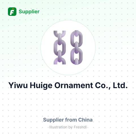 Yiwu Huige Ornament Co., Ltd. – summary card, no photo uploaded yet