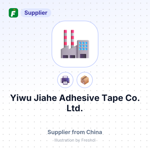 Yiwu Jiahe Adhesive Tape Co., Ltd. – summary card, no photo uploaded yet