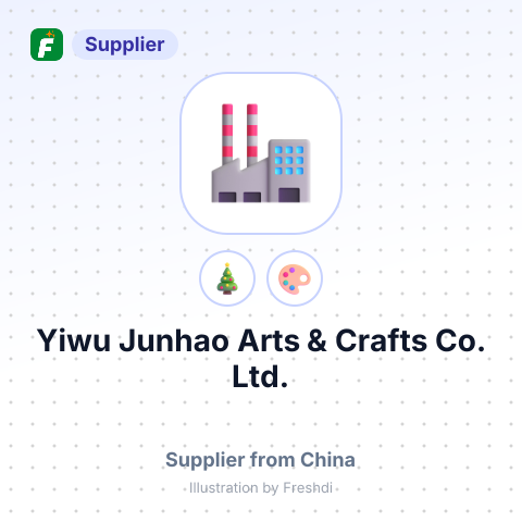 Yiwu Junhao Arts & Crafts Co.,Ltd. – summary card, no photo uploaded yet