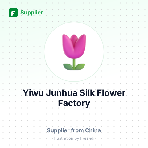 Yiwu Junhua Silk Flower Factory – summary card, no photo uploaded yet