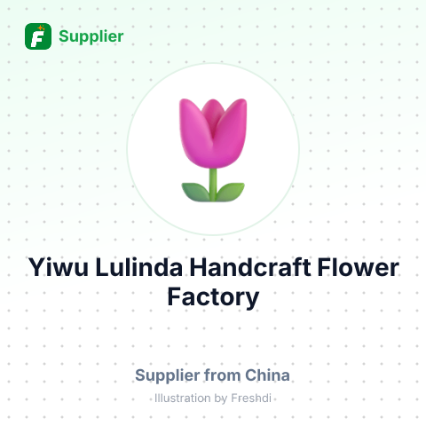 Yiwu Lulinda Handcraft Flower Factory – summary card, no photo uploaded yet