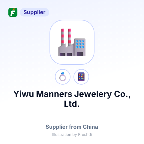 Yiwu Manners Jewelery Co., Ltd. – summary card, no photo uploaded yet
