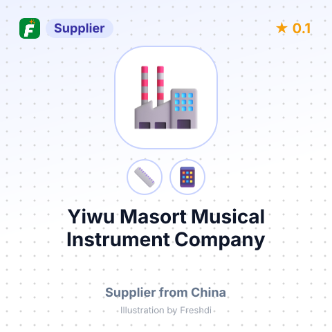 Yiwu Masort Musical Instrument Company – summary card, no photo uploaded yet