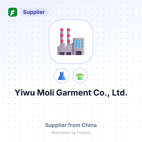 Yiwu Moli Garment Co., Ltd. – summary card, no photo uploaded yet