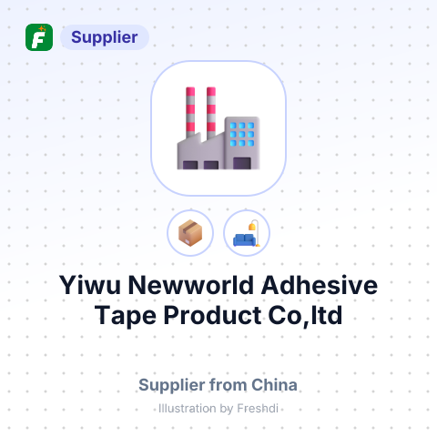 Yiwu Newworld Adhesive Tape Product Co,ltd – summary card, no photo uploaded yet