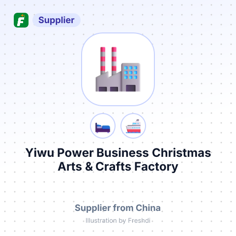 Yiwu Power Business Christmas Arts & Crafts Factory – summary card, no photo uploaded yet