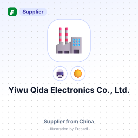 Yiwu Qida Electronics Co., Ltd. – summary card, no photo uploaded yet