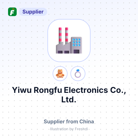 Yiwu Rongfu Electronics Co., Ltd. – summary card, no photo uploaded yet