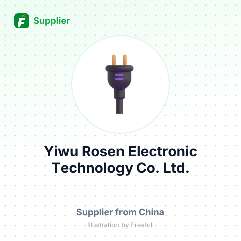 Yiwu Rosen Electronic Technology Co., Ltd. – summary card, no photo uploaded yet